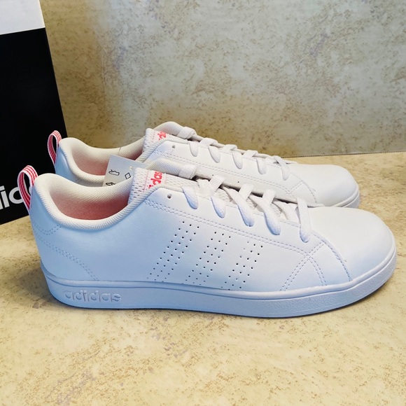 adidas advantage clean pink